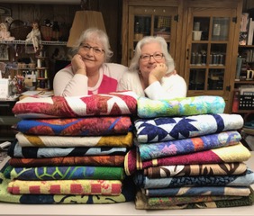 Dianne Harmon and Dinah Nash quilters