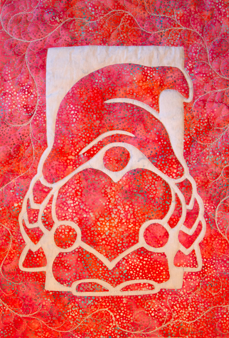 Valentine Gnome Free Quilt Pattern